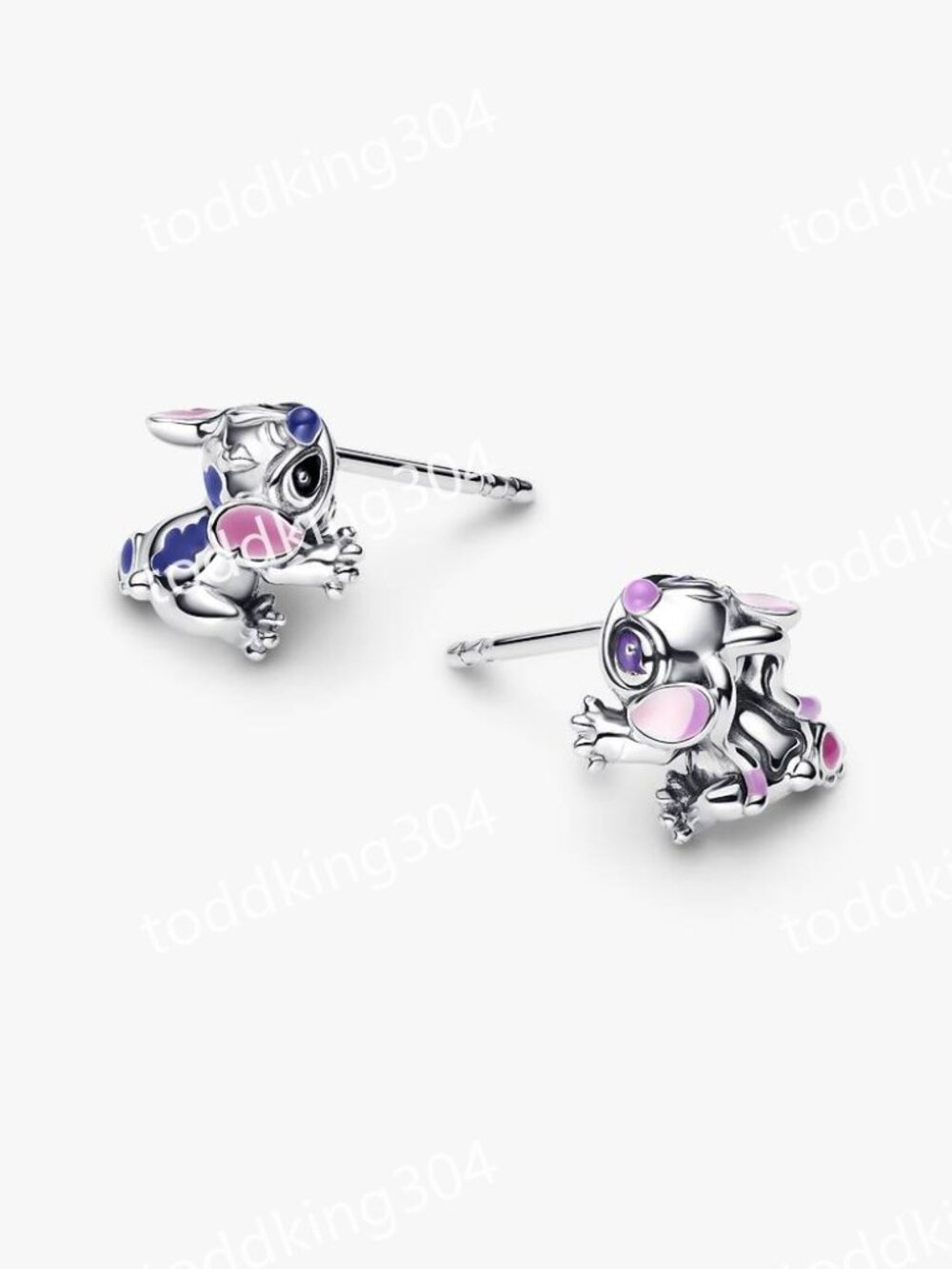 Disney Stitch & Angel Stud Earrings - Picture 4 of 4